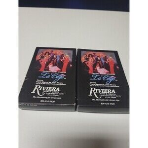 Vintage 2 Packs of Riviera Hotel & Casino Playing Cards